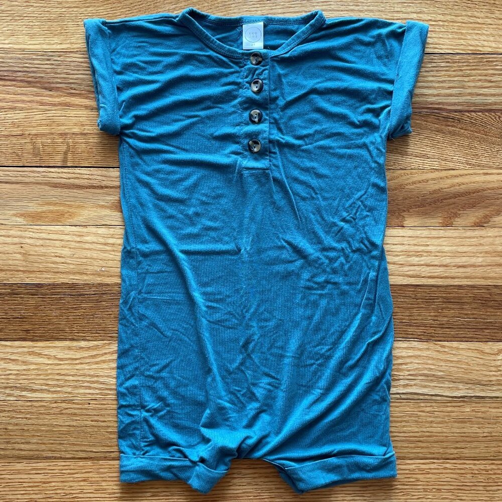 Lou Lou & Company Teal Romper Size 2T